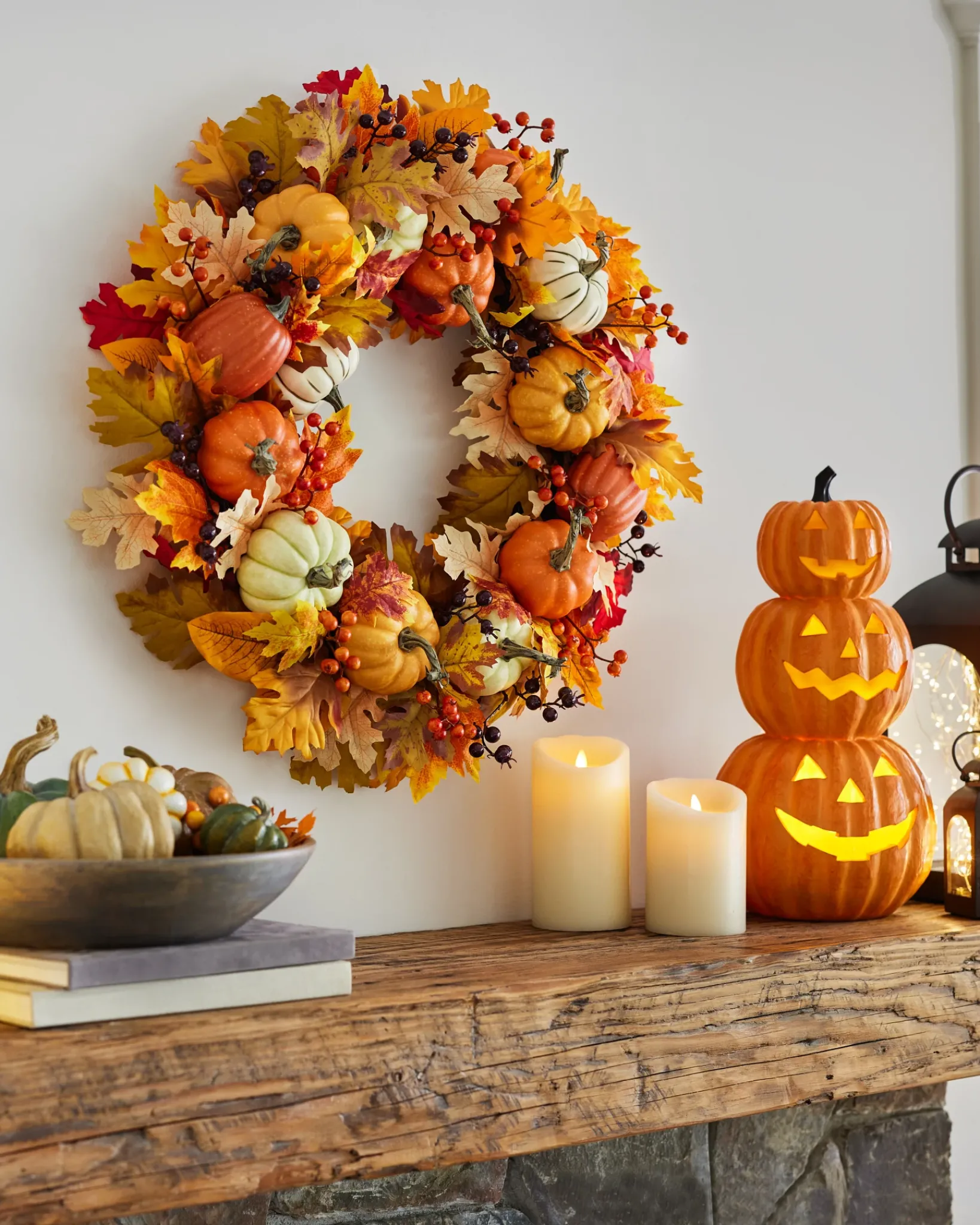 Pumpkin Patch & Berry Foliage Wreaths