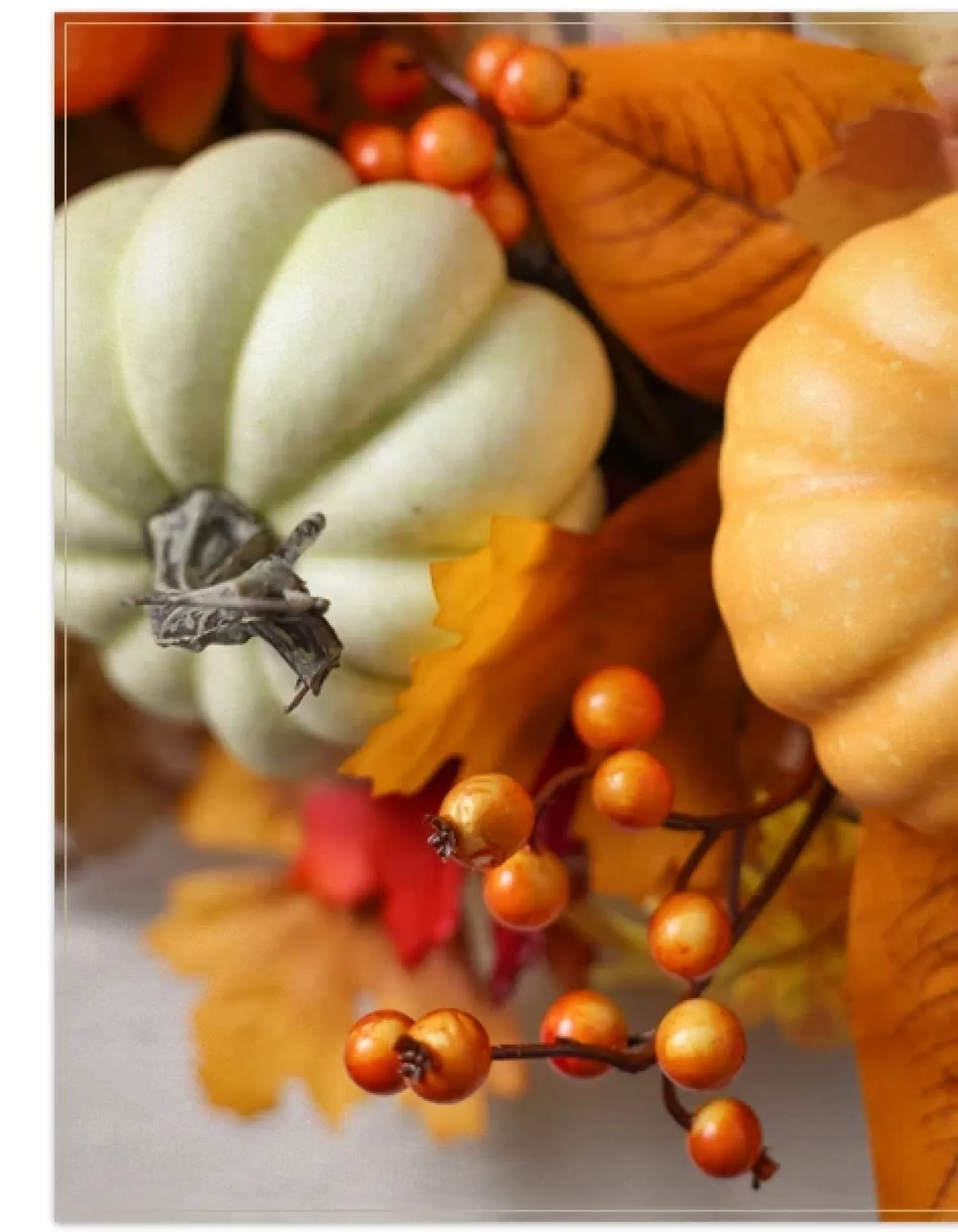 Pumpkin Patch & Berry Foliage Wreaths