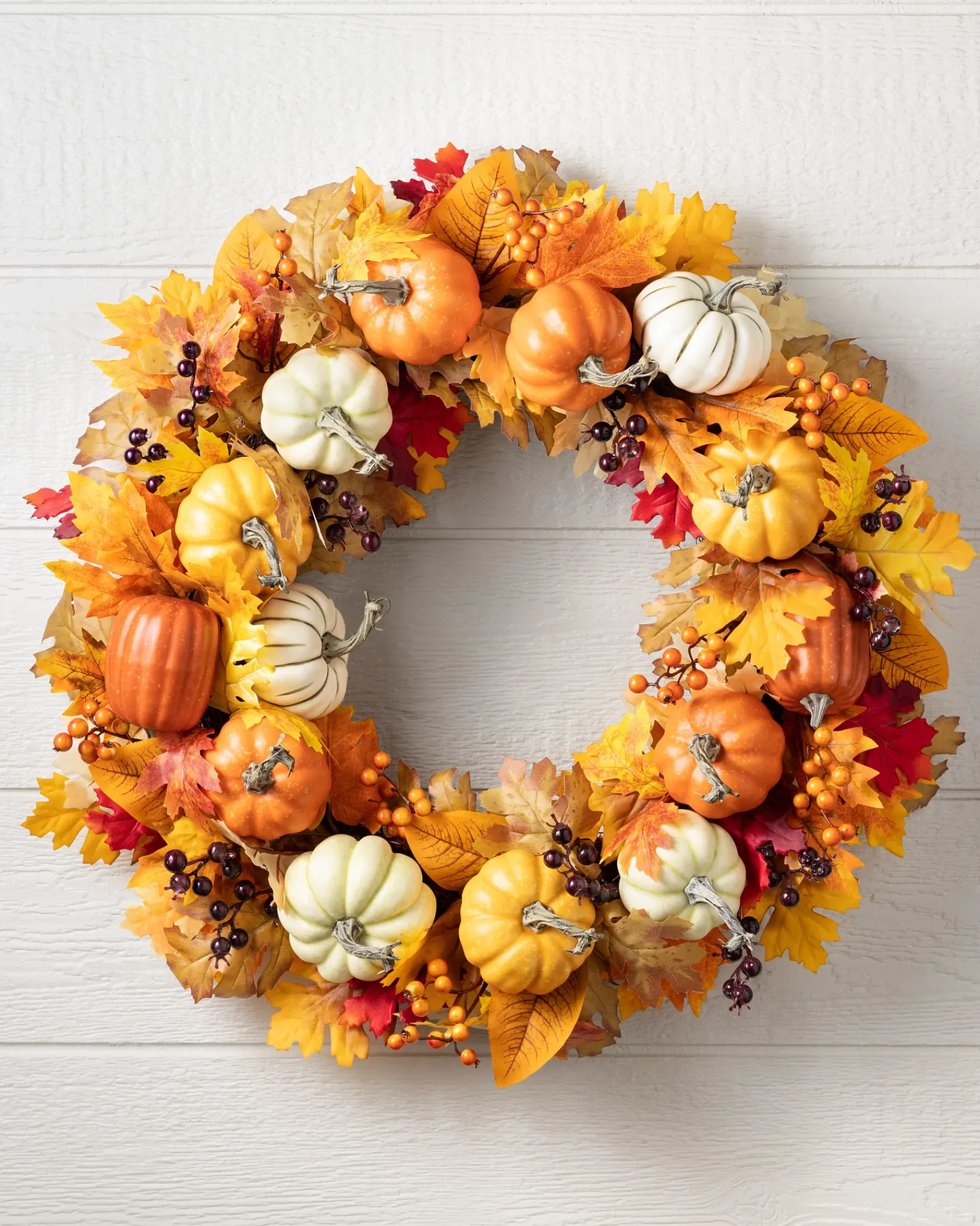 Pumpkin Patch & Berry Foliage Wreaths