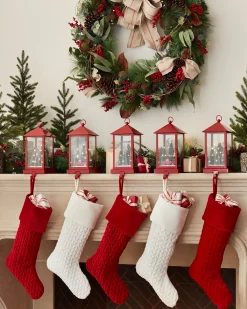 Red Lantern Christmas Stocking Holders Stockings & Holders