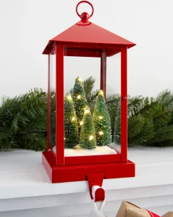 Red Lantern Christmas Stocking Holders Stockings & Holders