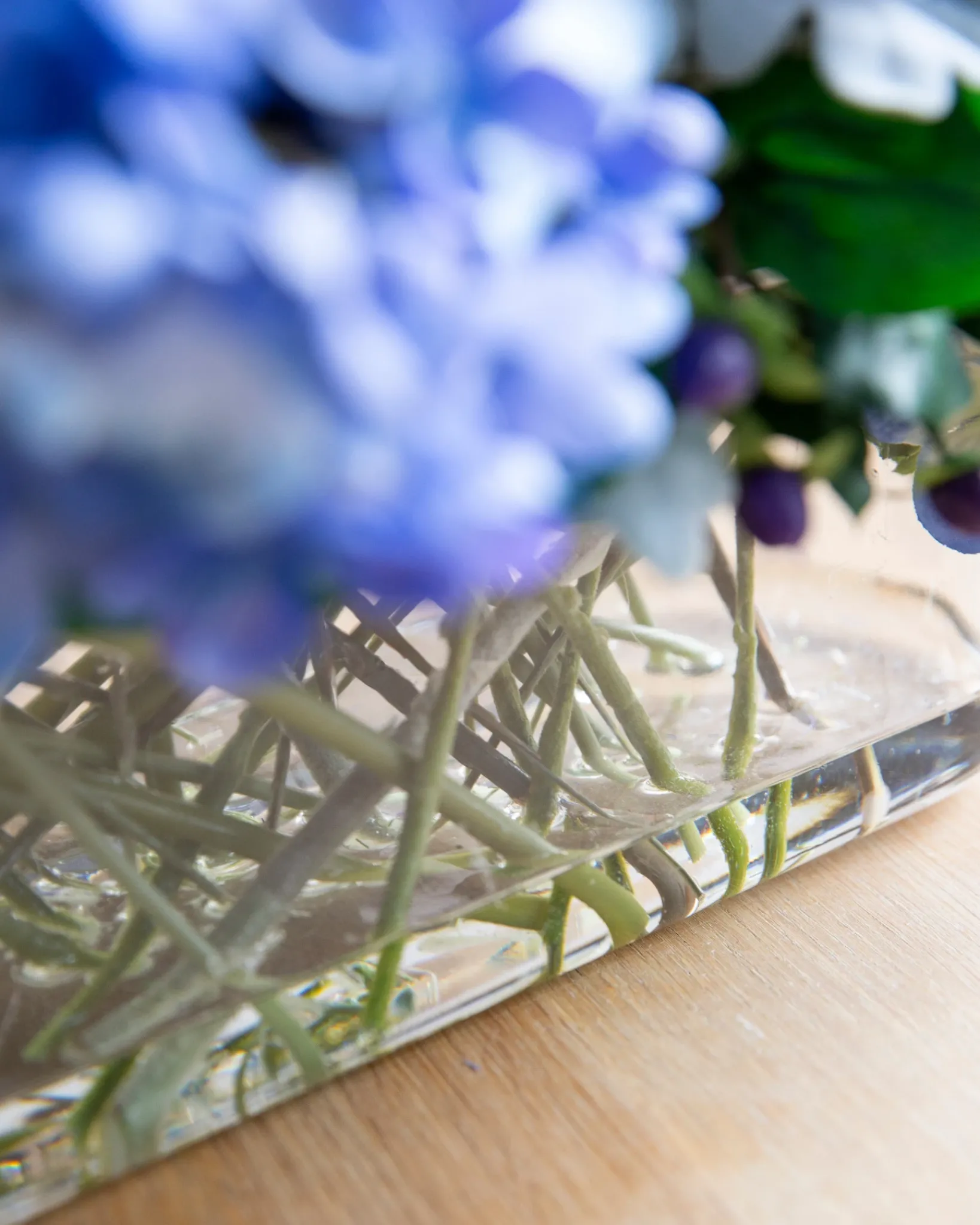 New Rhapsody In Blue Floral Flower Arrangements|Topiaries & Potted Flowers