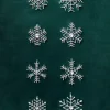 Clearance Rhinestone Snowflake Ornament Set Ornaments