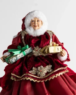 Outlet Santa And Mrs. Claus Christmas Tree Toppers Toppers