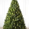 Online Scotch Pine Trees 7 - 7.5 Feet|Pre-Lit