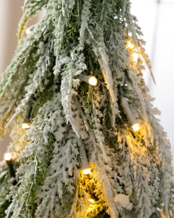 Clearance Snowfall Downswept Tabletop Trees Tabletop & Accent Trees