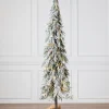 Hot Snowfall Downswept Trees Tabletop & Accent Trees