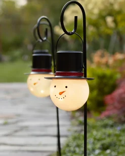 Clearance Snowman Solar-Powered Pathway Light Sets Yard Decorations|Outdoor Lights