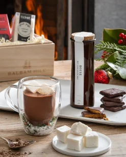 Sale Snowy Cocoa Gift Box Platters & Drinkware|Holiday Gourmet Gifts
