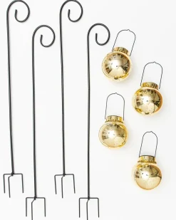 Solar Merry Metallics Pathway Light Sets Yard Decorations|Yard Decorations