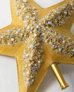 New Star Beaded Christmas Tree Topper Toppers
