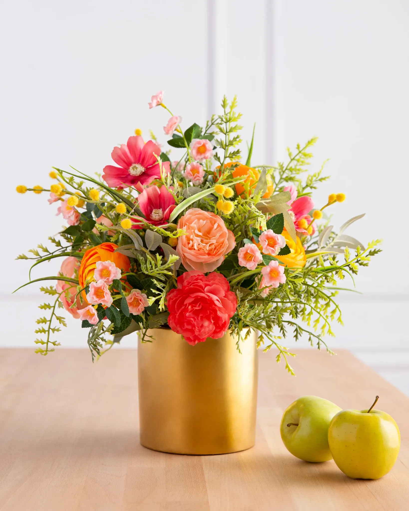 Hot Sunrise Blooms Foliage Wreaths|Garlands