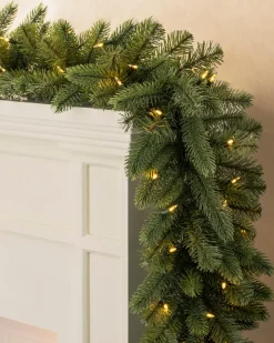 New Vermont White Spruce Foliage 26 - 28 Inch|Pre-Lit