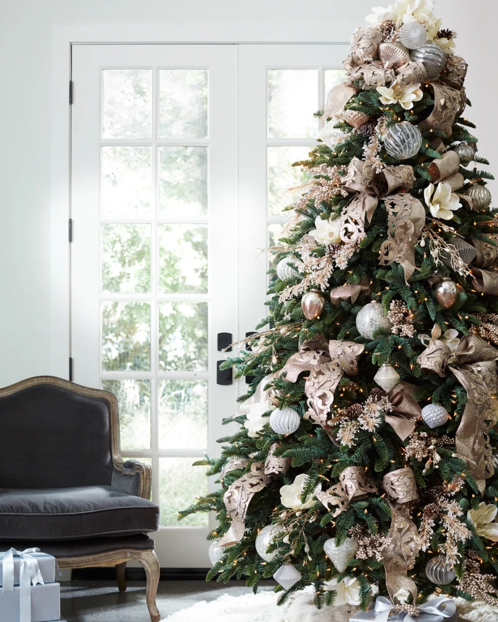 Best Victorian Cutout Christmas Tree Ribbon Ribbons
