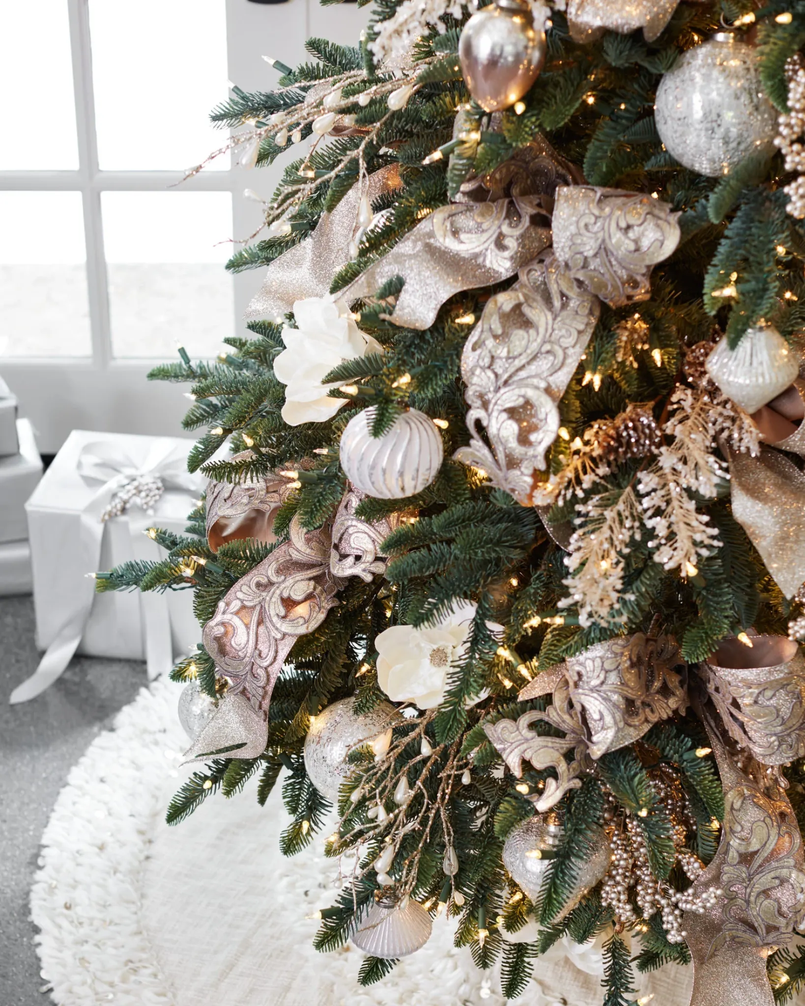Best Victorian Cutout Christmas Tree Ribbon Ribbons