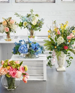 Online Viola Flower Foliage Flower Arrangements