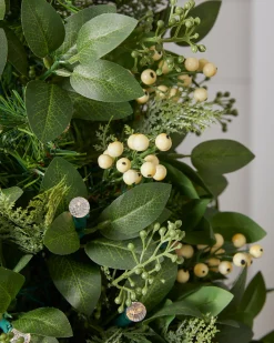 Discount White Berry Cypress Potted Tree Outdoor Safe