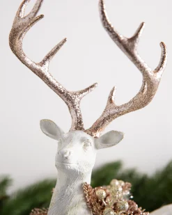 New Winter Frost Tabletop Deer Decorative Accents