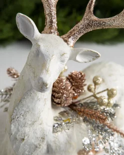 New Winter Frost Tabletop Deer Decorative Accents