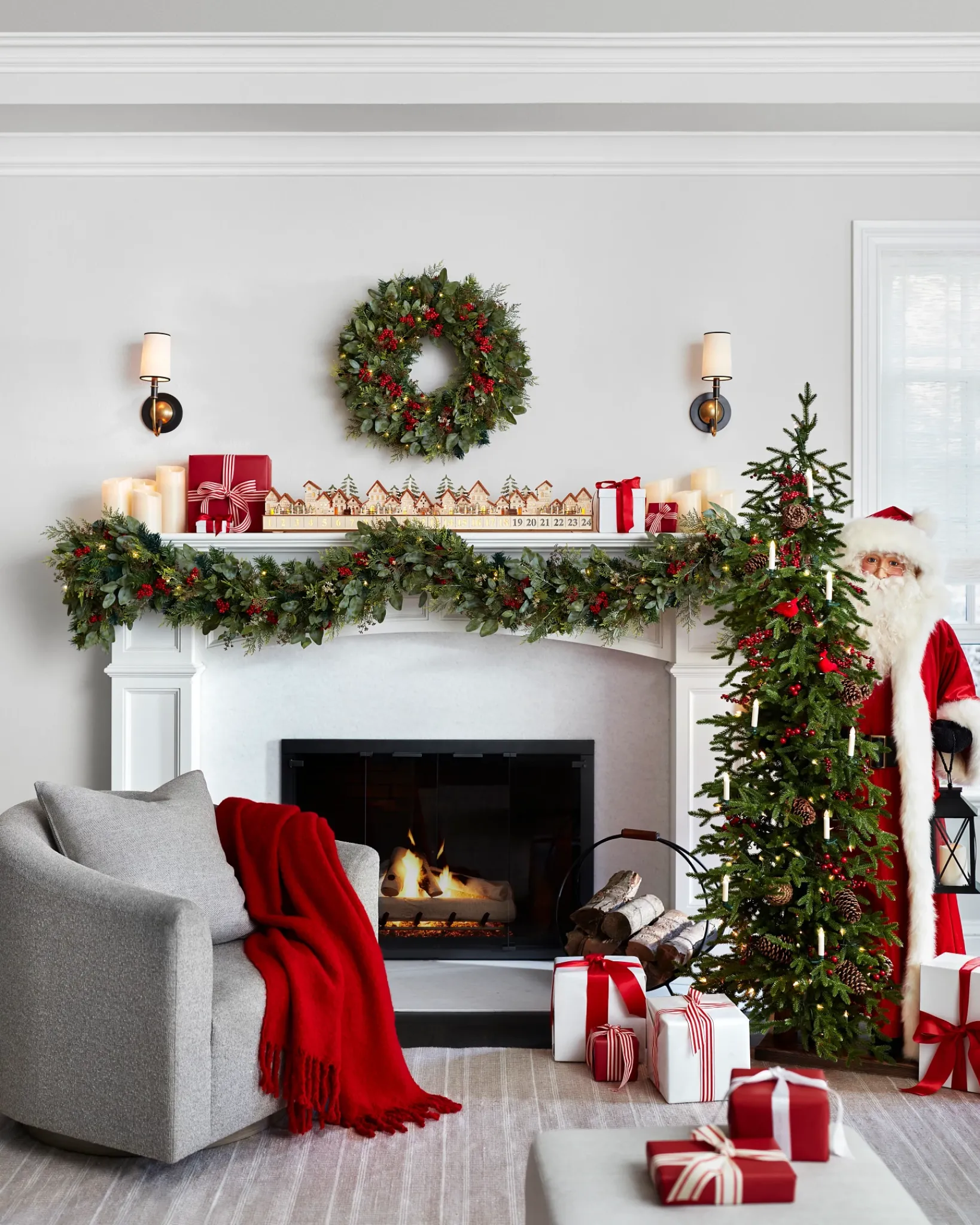 Online Winter Meadow Foliage 8 - 10 Feet|Indoor