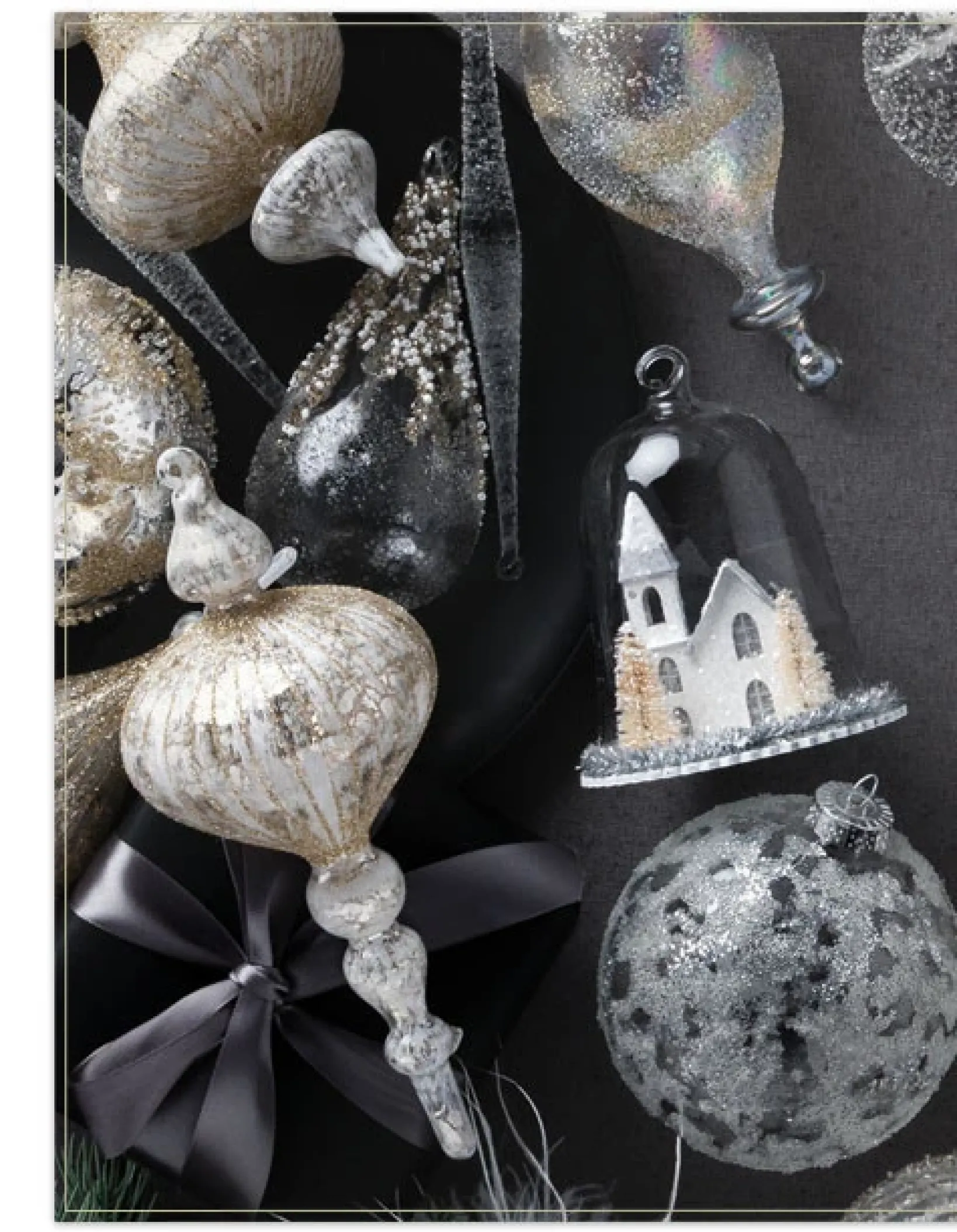 New Winter White Ornament Collection Ornaments