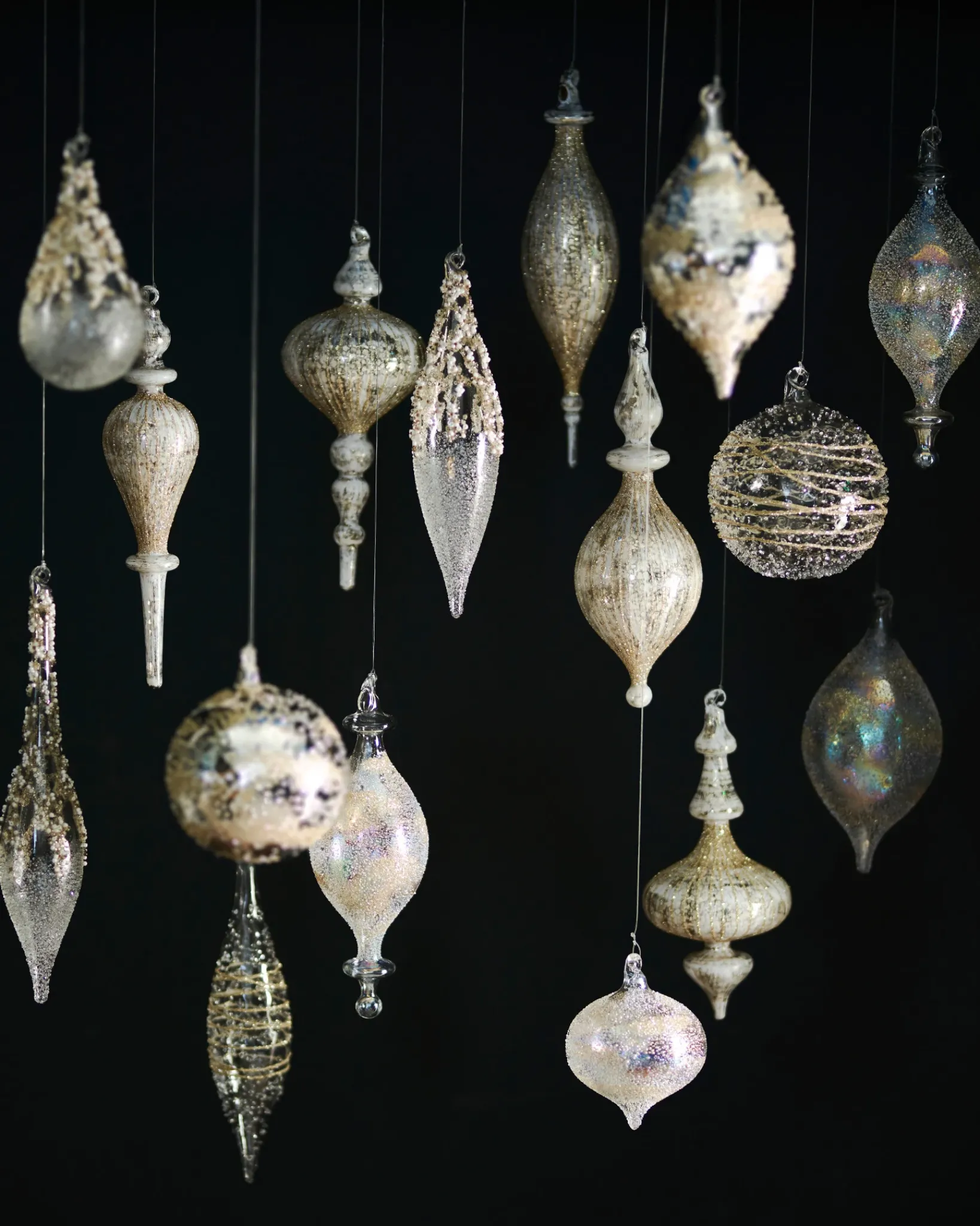 New Winter White Ornament Collection Ornaments