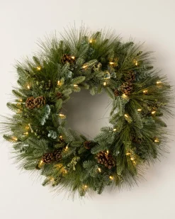 Sale Wintry Woodlands Foliage 26 - 28 Inch|Pre-Lit