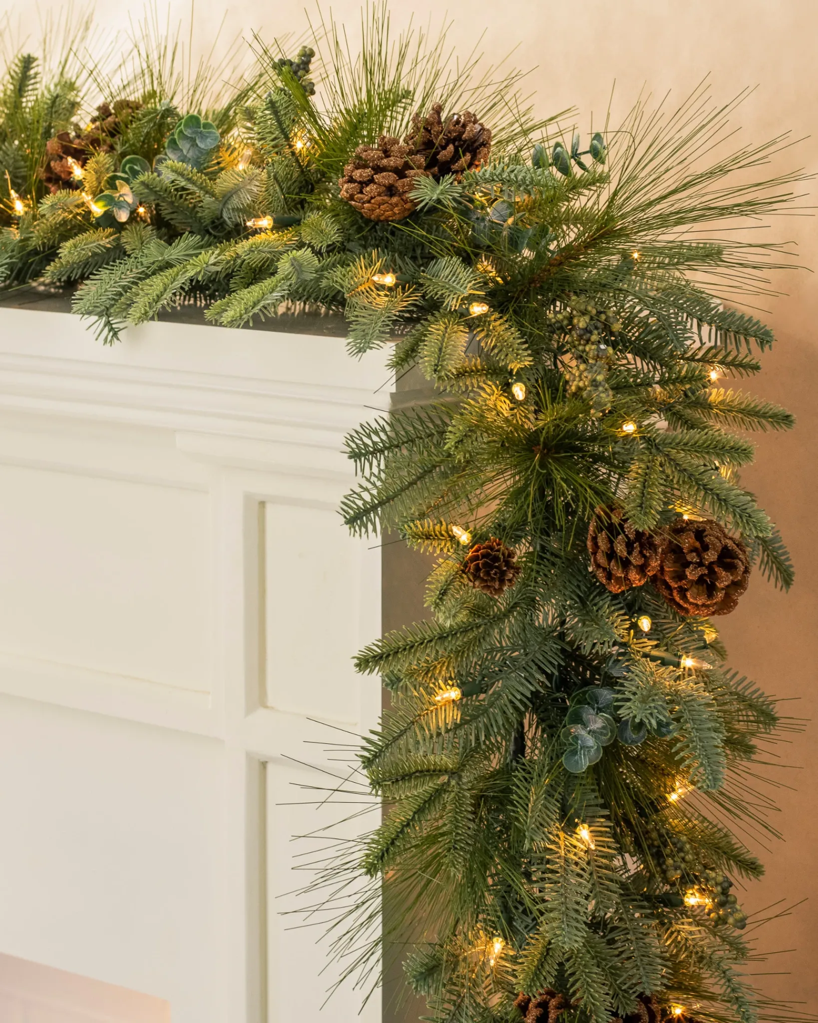 Sale Wintry Woodlands Foliage 26 - 28 Inch|Pre-Lit