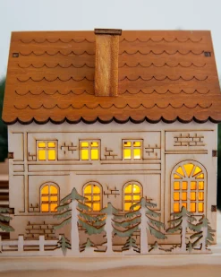 Outlet Wooden Alpine Village Stocking Holders Stockings & Holders