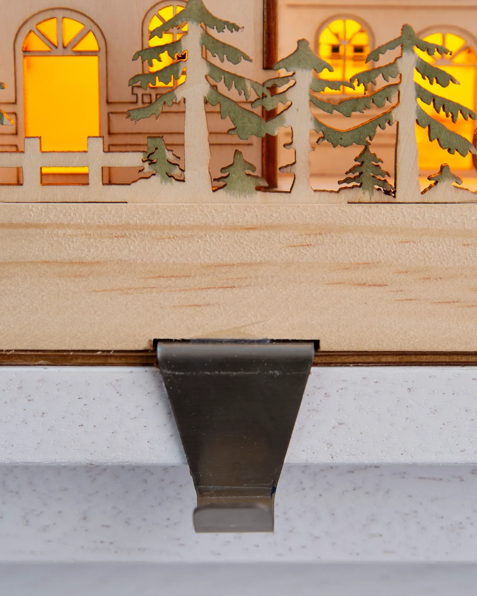 Outlet Wooden Alpine Village Stocking Holders Stockings & Holders