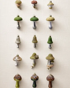 Online Woodland Glass Ornament Collection Ornaments