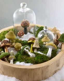 Online Woodland Glass Ornament Collection Ornaments