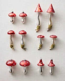 Online Woodland Glass Ornament Collection Ornaments