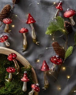 Online Woodland Glass Ornament Collection Ornaments