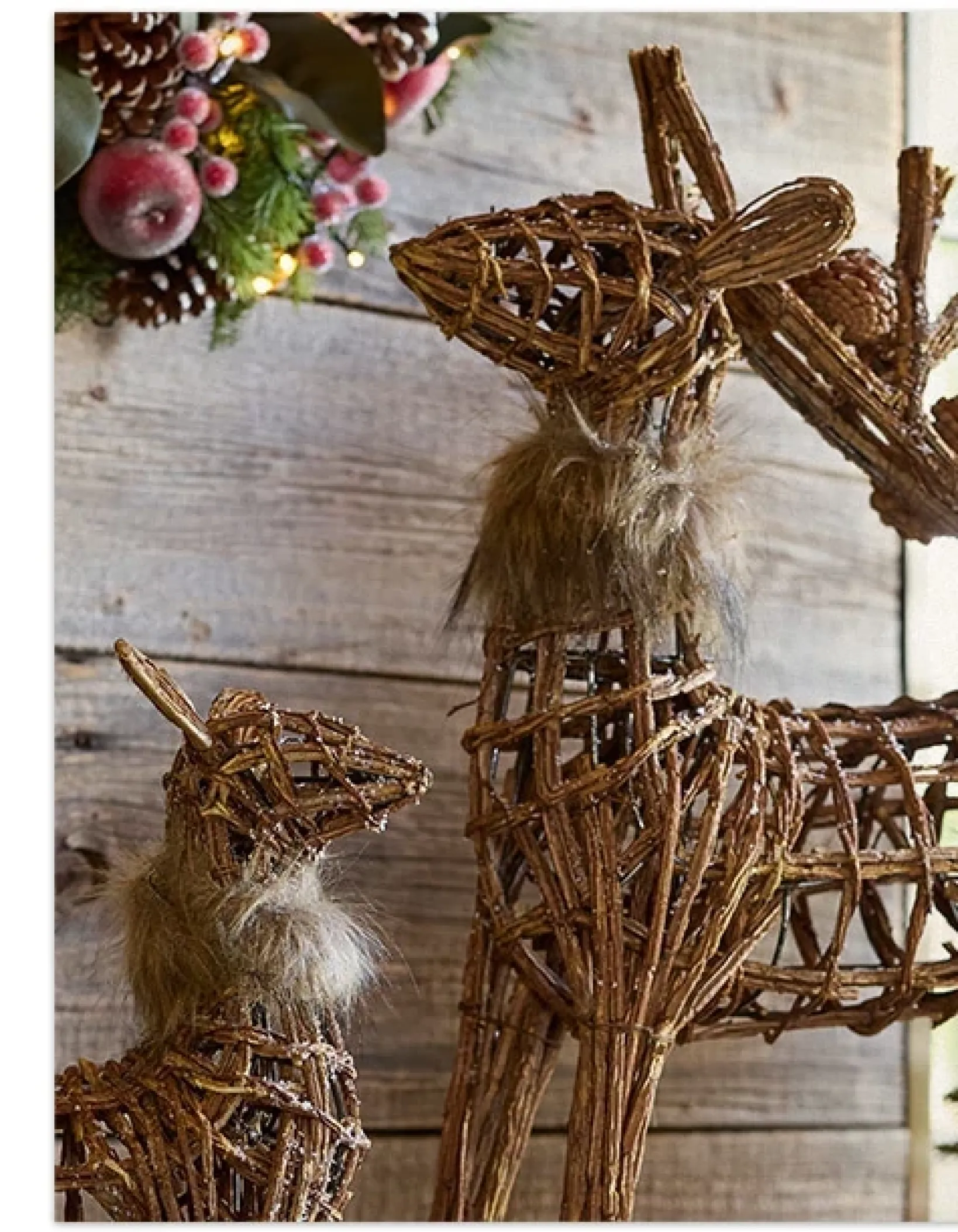 Online Woodland Reindeer & Sleigh Decorative Accents
