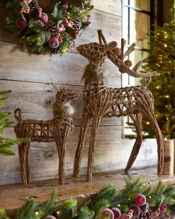 Online Woodland Reindeer & Sleigh Decorative Accents